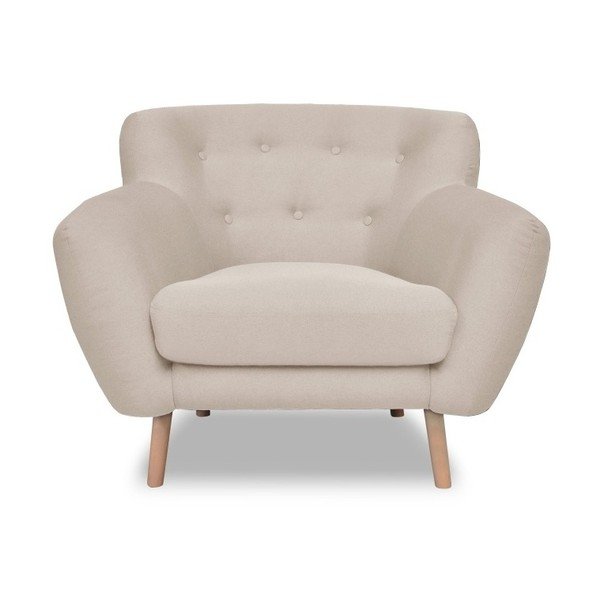 Sivo-béžové kreslo Cosmopolitan design London