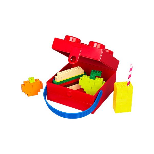 Červený úložný box s rukoväťou LEGO®-image-1