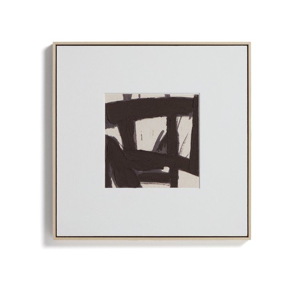 Ručne maľovaný obraz s rámom/na plátne 60x60 cm Arilan – Kave Home-image-3