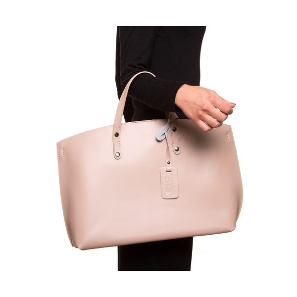 Kožená kabelka Luisa Vannini 3034 Rosa-image-3