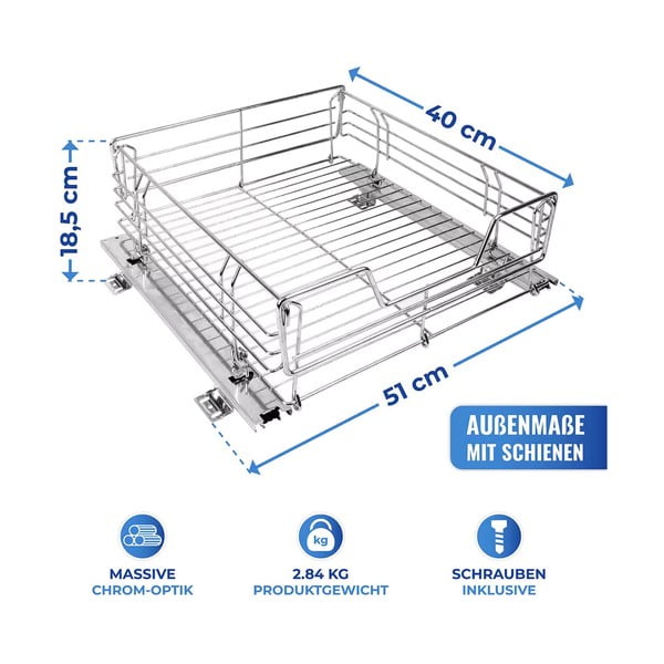 Antikoro výsuvná polica Maximex Slide, 51 x 40 cm-image-3