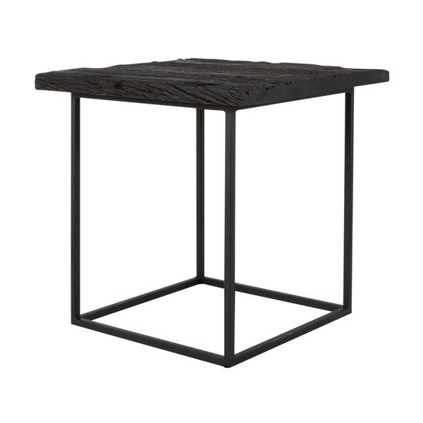 Odkládací stolík s doskou z exotického dreva Canett Hayes Bob, dĺžka 50 cm-image-1