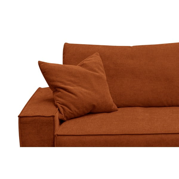 Oranžová rozkladacia rohová pohovka (variabilná) Melow – Ghado-image-3