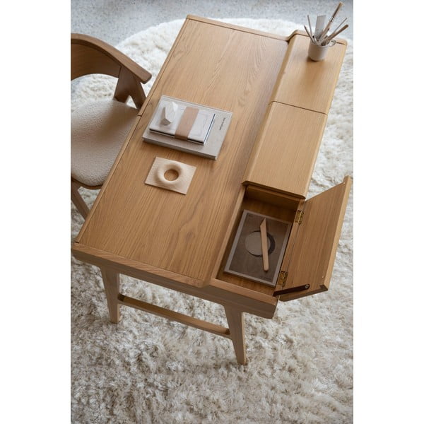 Pracovný stôl so sekretárom 70x120 cm Kaat – Zuiver-image-3