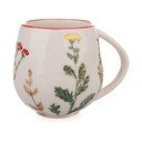 Biely porcelánový hrnček 240 ml Flower Garden – Dakls