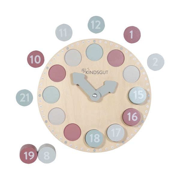 Drevené vkladacie puzzle Clock – Kindsgut-image-4
