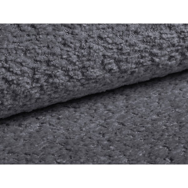 Tmavosivý vankúš na gauč z textílie buklé Kemi – Cosmopolitan Design-image-2