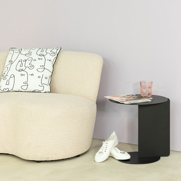 Kovový okrúhly odkladací stolík ø 40 cm Salsa – Spinder Design-image-1