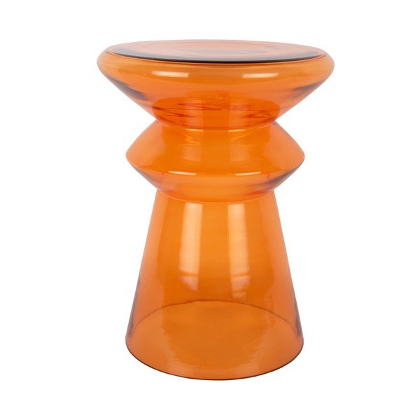 Sklenený okrúhly odkladací stolík ø 32 cm Amarre  – Leitmotiv