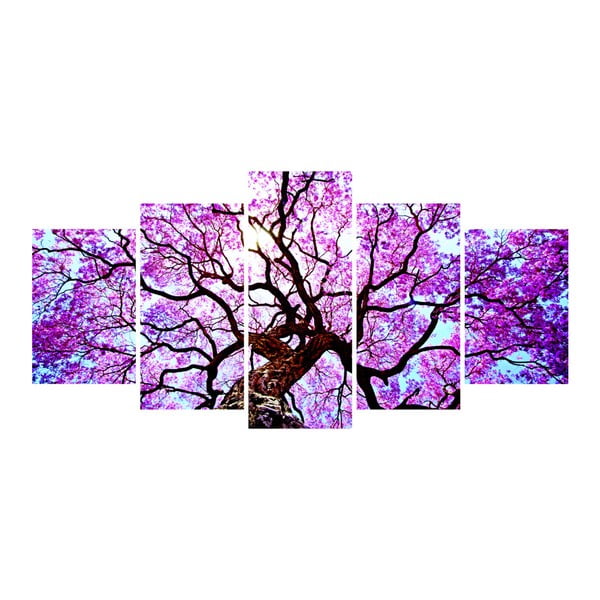 Viacdielny obraz La Maison Des Couleurs Pink Tree