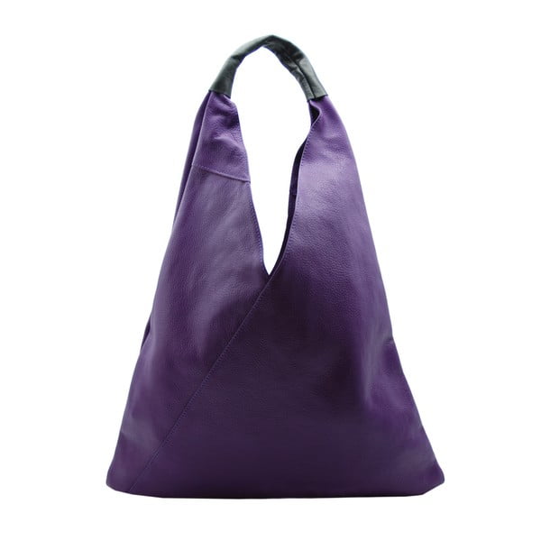 Fialová kabelka z pravej kože Andrea Cardone Panna Purple
