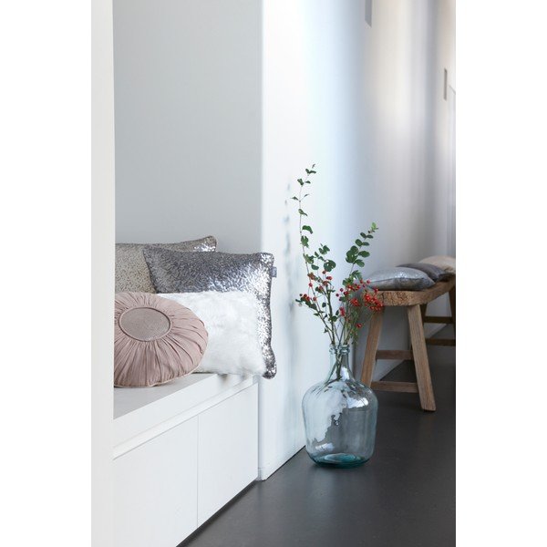 Ružový vankúš Walra Glitter, 45 × 45 cm-image-1