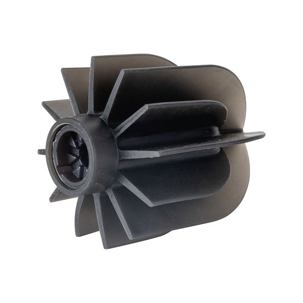 Čierna silikónová toaletná kefa s kovovým držiakom Wenko-image-1