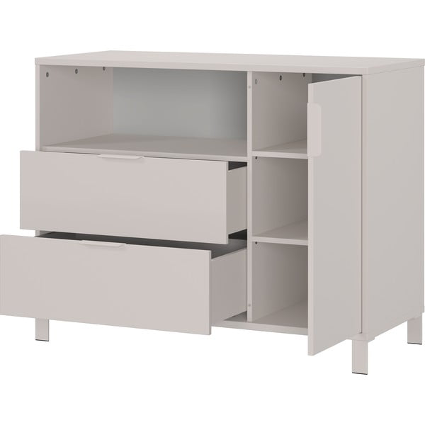 Krémová detská komoda 115x92x54 cm Alkmaar – Germania-image-3