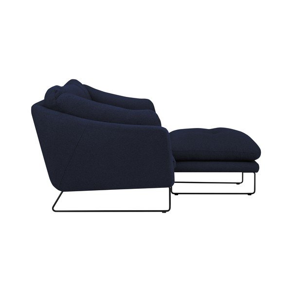 Set tmavomodrej pohovky a sedacieho pufu Windsor & Co Sofas Comet-image-2