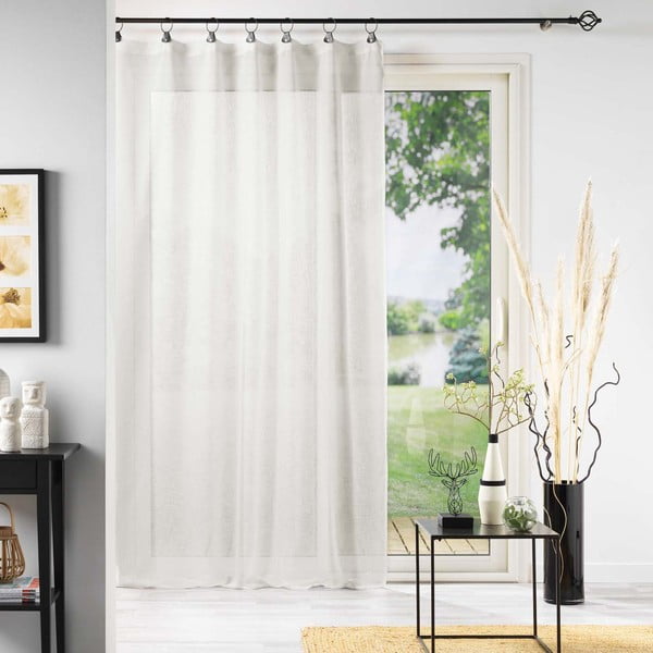 Biela voálová záclona 140x240 cm Linka – douceur d'intérieur-image-2