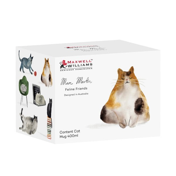 Biely porcelánový hrnček 400 ml Best Feline Friends – Maxwell & Williams-image-2