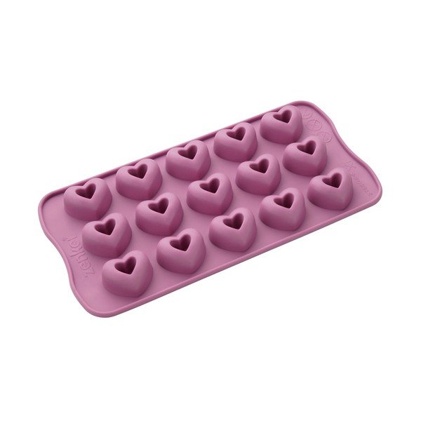 Ružová silikónová forma na čokoládu Fackelmann Sweet Sensation-image-1