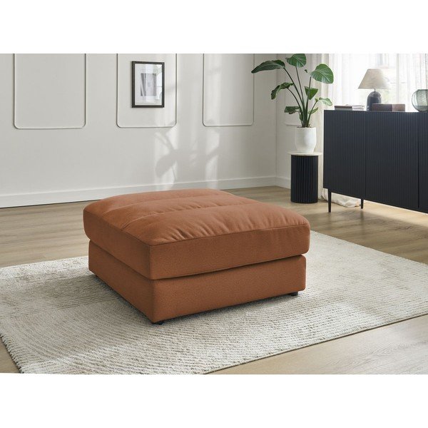 Oranžová zamatová podnožka Sierra – Bobochic Paris-image-1