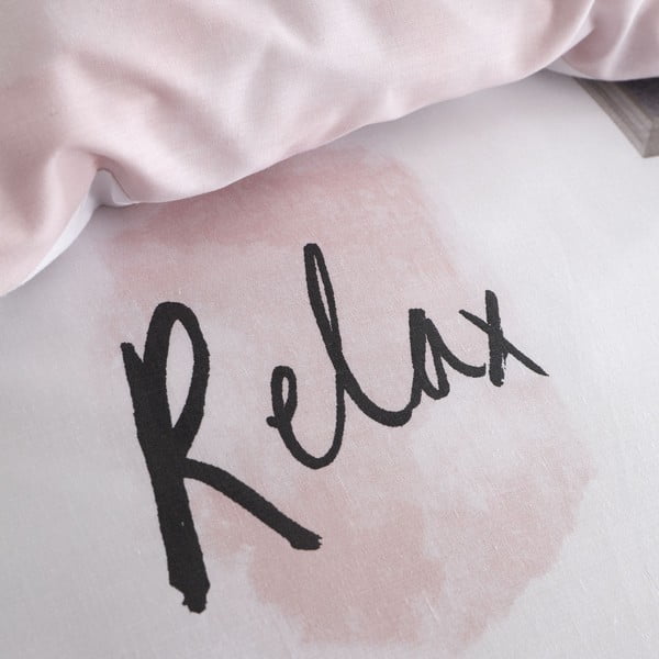 Biele/ružové obliečky na jednolôžko 135x200 cm Sleep Dreams – Catherine Lansfield-image-4