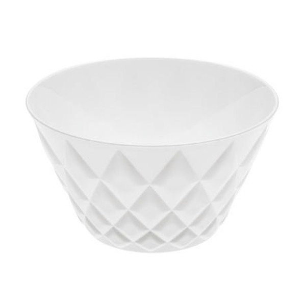 Biela plastová miska Koziol Crystal