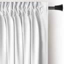 Biely zamatový dimout záves 140x270 cm Pleat – Restilo