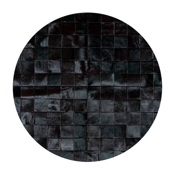 Kožený koberec Pipsa Berry, ⌀ 100 cm