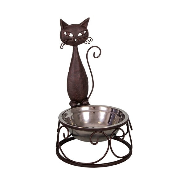 Miska pre mačku s dekoratívnou konštrukciou Antic Line Cat, výška 32 cm