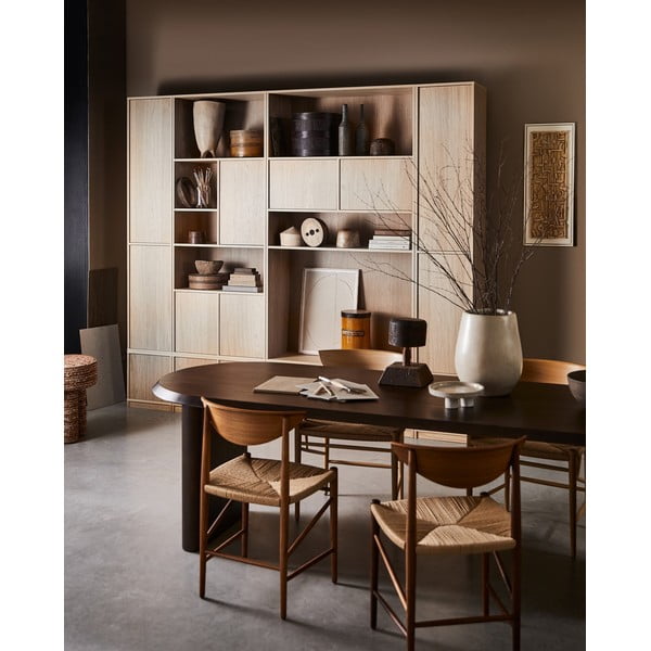 TV zostava v dekore duba v prírodnej farbe 304x243 cm Modulair – vtwonen-image-4