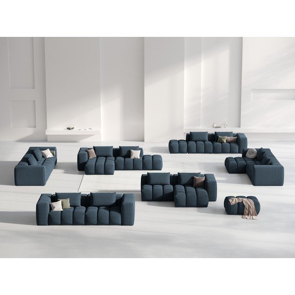 Tmavomodrá rohová pohovka (pravý roh/s leňoškou) Verona – Cosmopolitan Design-image-1