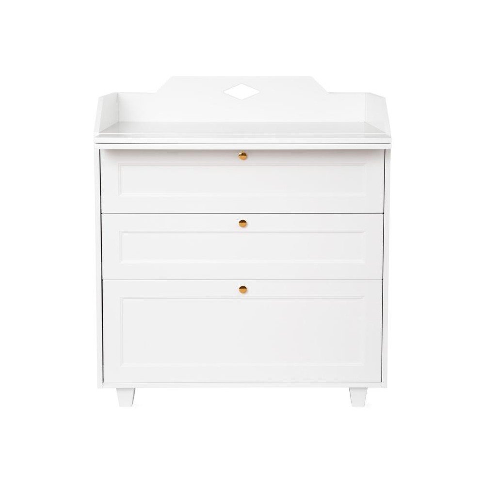 E-shop Biela detská komoda s prebaľovacím pultom 88x102x60 cm Luca – Cam Cam Copenhagen