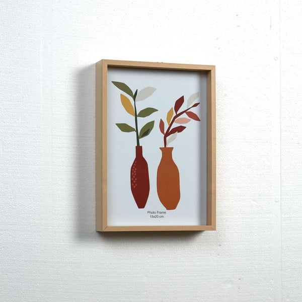 Stojací rámček v prírodnej farbe 22,5x31,5 cm Flavina – Kave Home-image-2