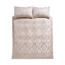 Béžové damaškové obliečky na dvojlôžko 200x200 cm Damask Jacquard – Catherine Lansfield