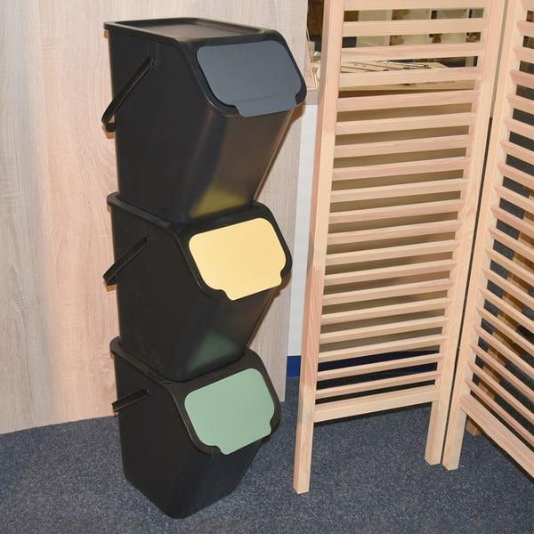 Plastový odpadkový kôš na triedený odpad 25 l Bin - Orion-image-2