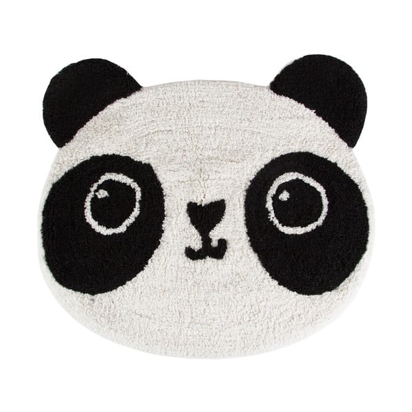 Bavlnený detský koberec Sass & Belle Kawaii Panda, 63 × 55 cm