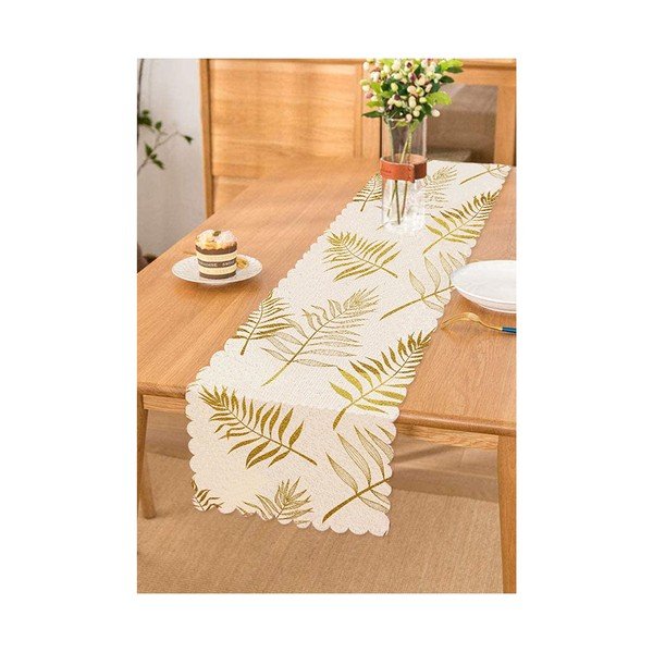Behúň na stôl 45x140 cm Leaves – Minimalist Cushion Covers-image-2