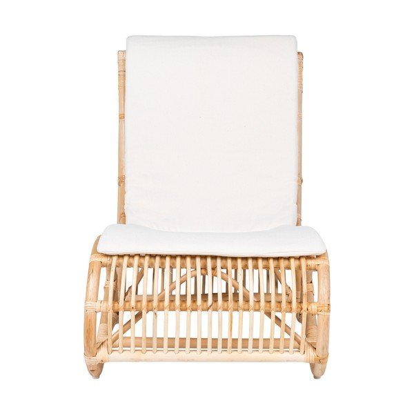 Biele kreslo z ratanu House Nordic Valencia-image-1