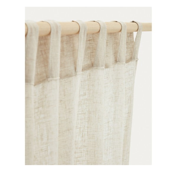 Béžový záves 140x260 cm Mahina – Kave Home-image-2