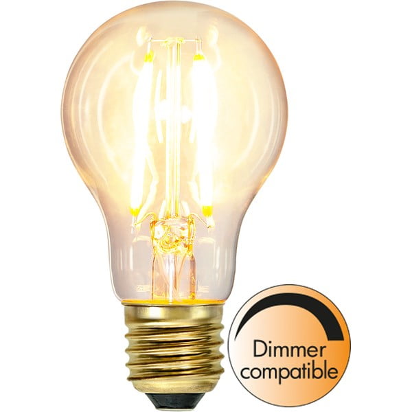 Teplá LED/filamentová žiarovka so stmievačom E27, 7 W Soft Glow – Star Trading-image-2