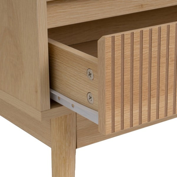 Knižnica v prírodnej farbe 80x120x40 cm Naroa – Casa Selección-image-4