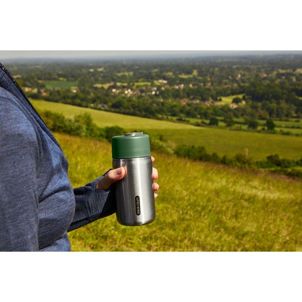 Termo hrnček z nehrdzavejúcej ocele v striebornej farbe 340 ml – Black + Blum-image-4