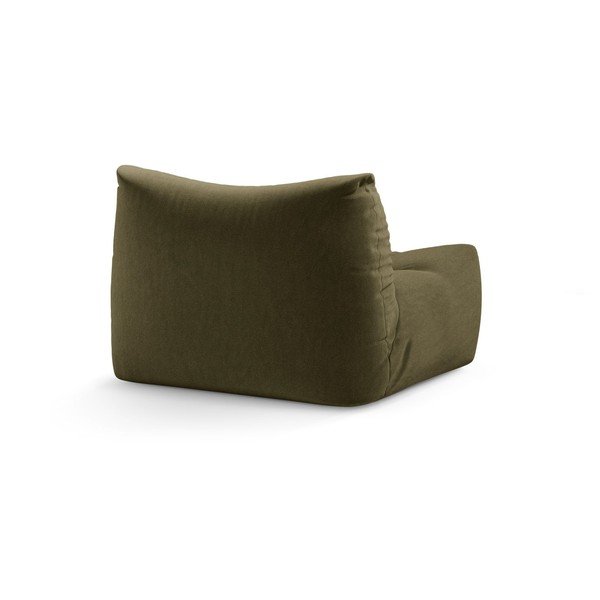 Khaki zamatový vankúš na sedenie Tove – Micadoni -image-3