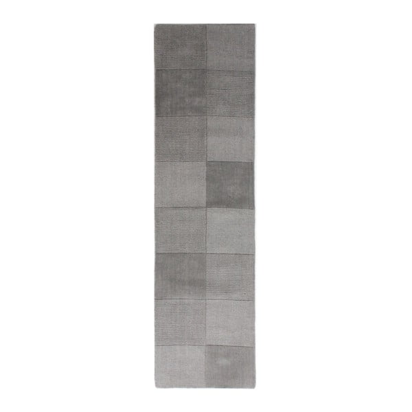 Vlnený behúň Flair Rugs Sqaures Jon, 60 x 230 cm