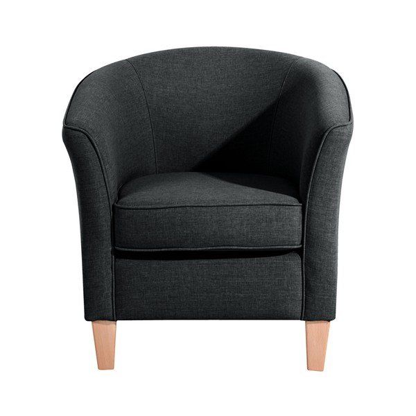 Čierne kreslo Max Winzer Livia Black-image-4