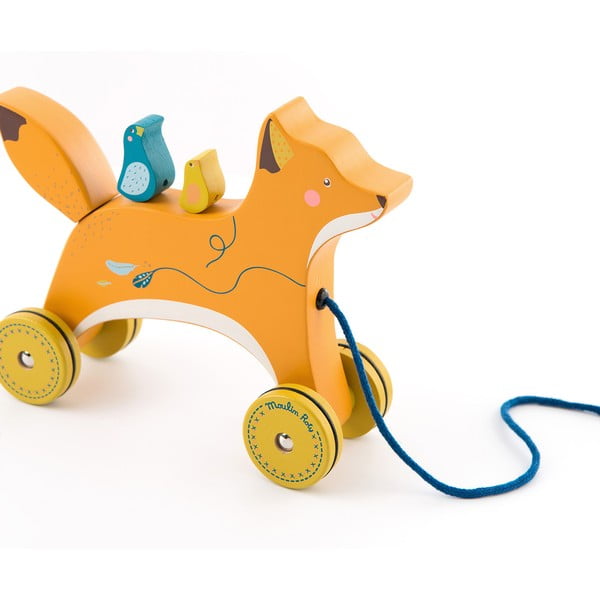 Ťahacia hračka Fox – Moulin Roty-image-2