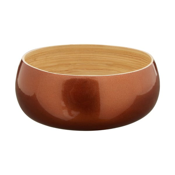 Bambusová miska vo farbe ružového zlata Premier Housowares, ⌀ 20 cm