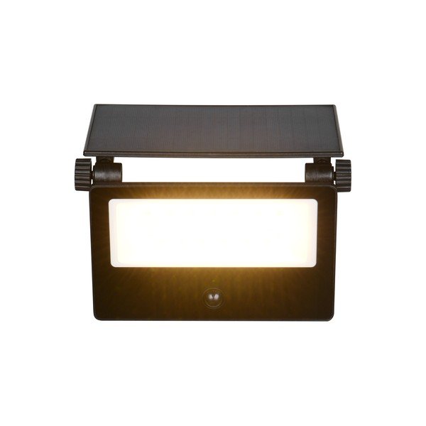 LED nástenné vonkajšie svietidlo so senzorom pohybu so solárnym panelom (výška  17,5 cm) Moura – Reality-image-1