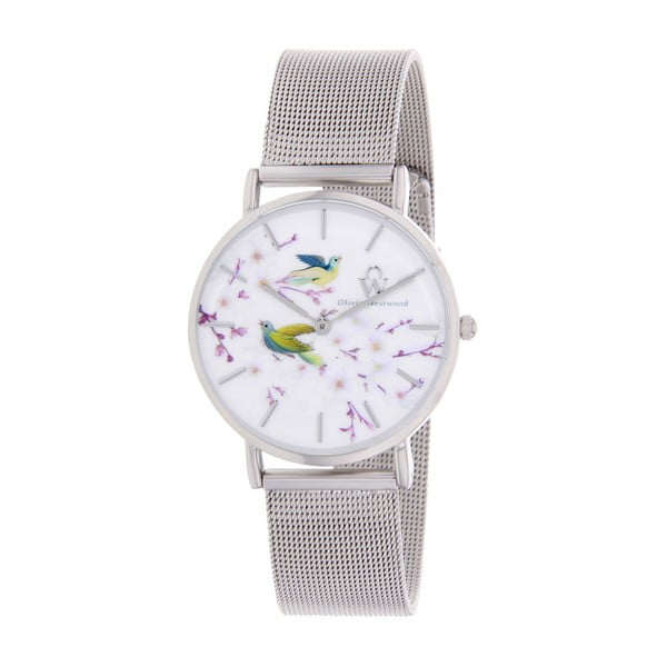 Dámske hodinky s remienkom v striebornej farbe Olivia Westwood Muno
