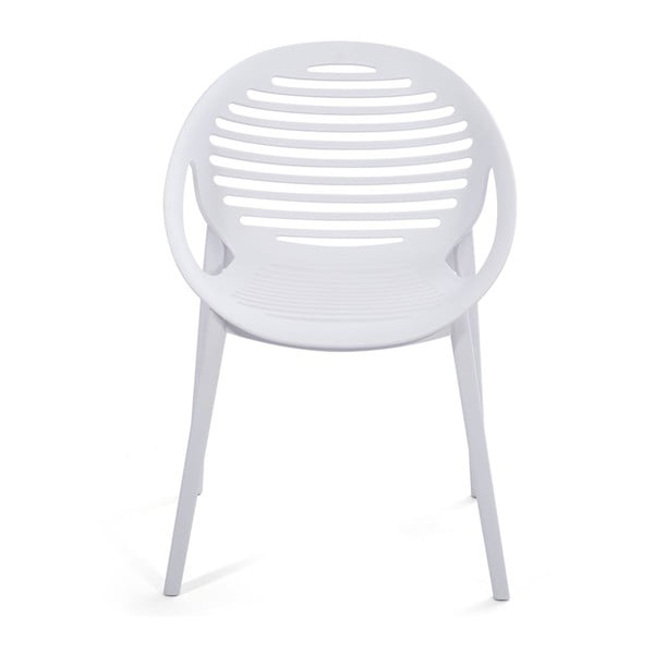 Súprava 4 bielych jedálenských stoličiek Jaanna a prírodného stola Marienlist - Bonami Essentials-image-4