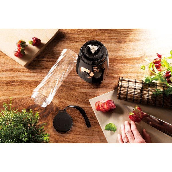 Čierny mixér na smoothie Black Rose Collection - BerlingerHaus-image-1